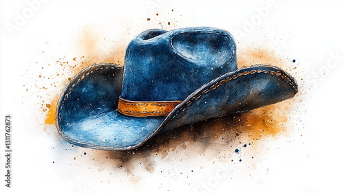 cowboy boots and hat