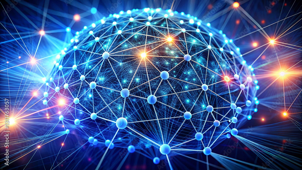 Fototapeta premium Deep learning technology