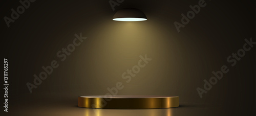 Abstract scene background. Product presentation, mock up, winner, Podium, stage pedestal or platform.
