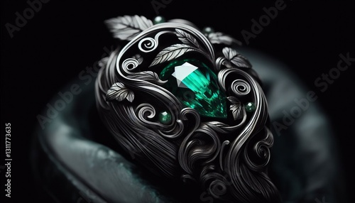 Ebony Emerald Adds a touch of green and preciousness photo