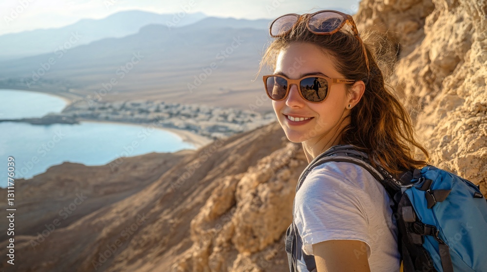Breathtaking Eilat & Red Sea View from Mountain Breathtaking Eilat & Red Sea View from Mountain