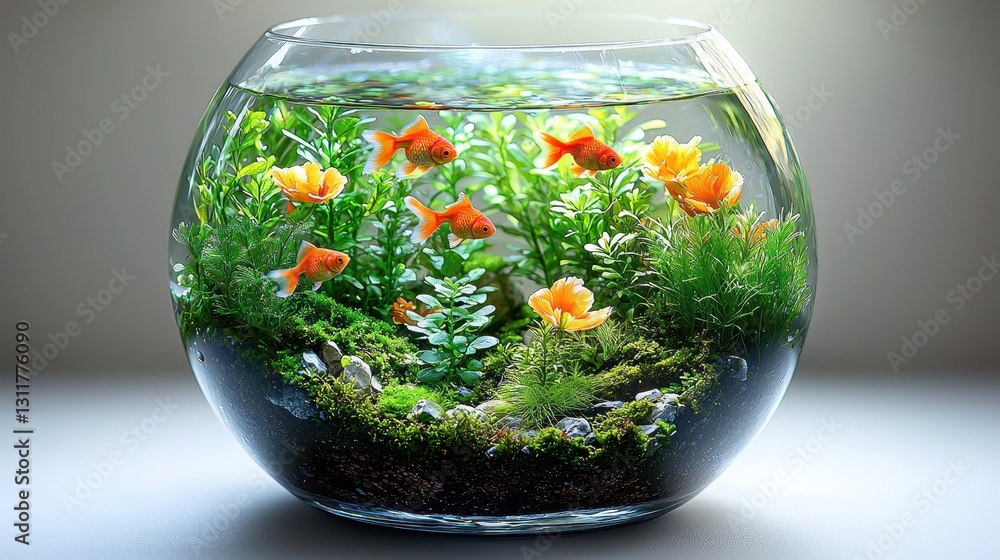 Goldfish Bowl Aquarium Home Decor Goldfish Bowl Aquarium Home Decor