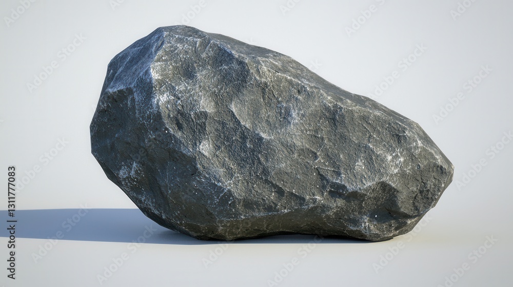 Gray rock, studio shot, light background (1) Gray rock, studio shot, light background (1)