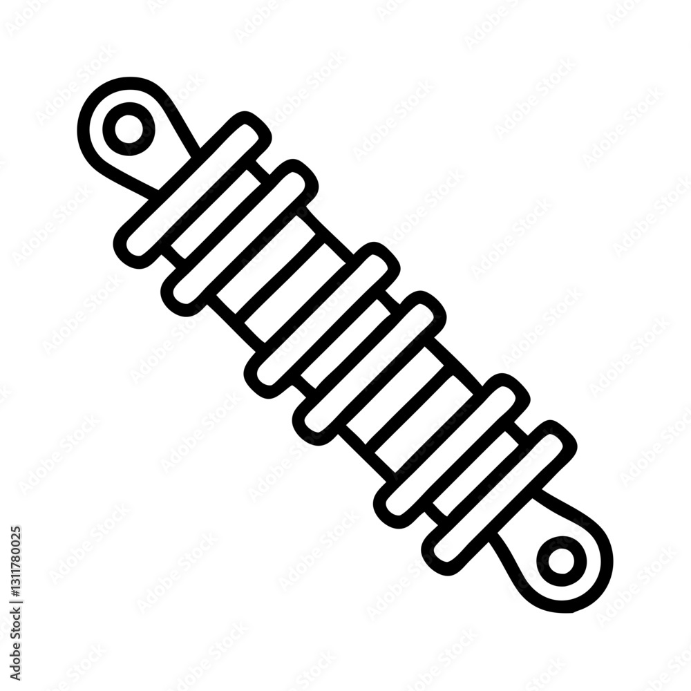 shock absorber icon, shock absorber line art - simple line art of shock absorber, perfect for shock absorber logos and icons shock absorber icon, shock absorber line art - simple line art of shock absorber, perfect for shock absorber logos and icons