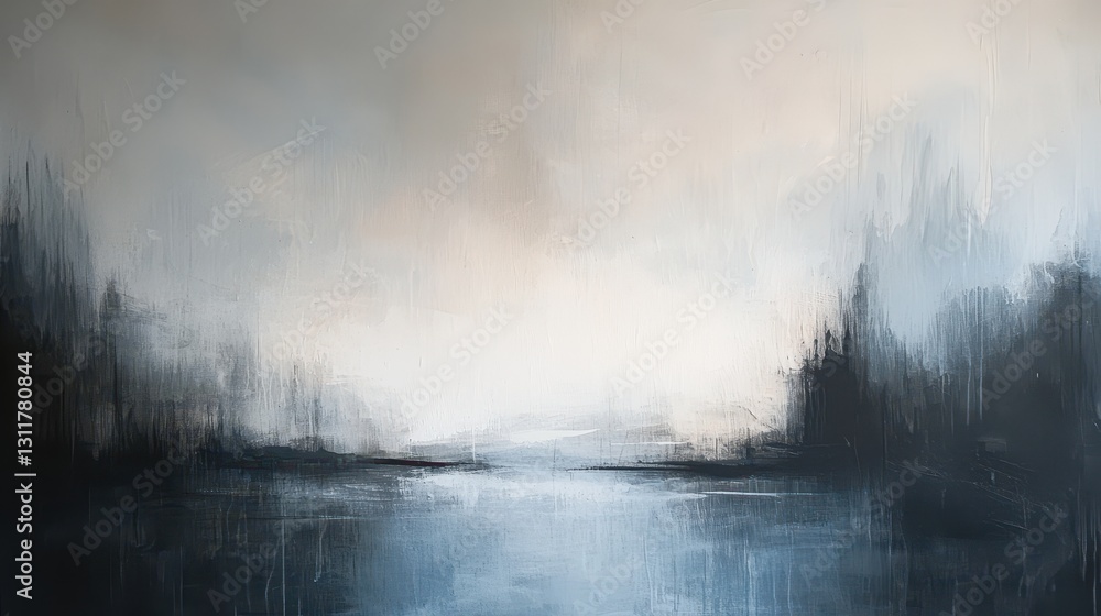 Abstract layered fog with sharp contrasting highlights, evoking a cinematic and immersive atmosphere Abstract layered fog with sharp contrasting highlights, evoking a cinematic and immersive atmosphere