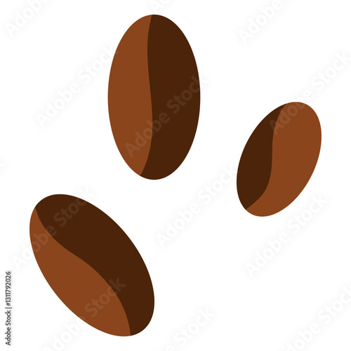 three coffee beans.eps