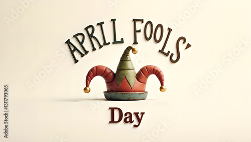 Festive April Fool's Day Celebration Still Life