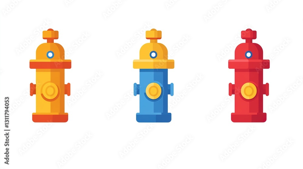 Fire Hydrant icon. Creative element design Fire Hydrant icon. Creative element design