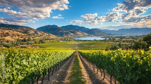 Osoyoos British Columbia Vineyard Scenic Views