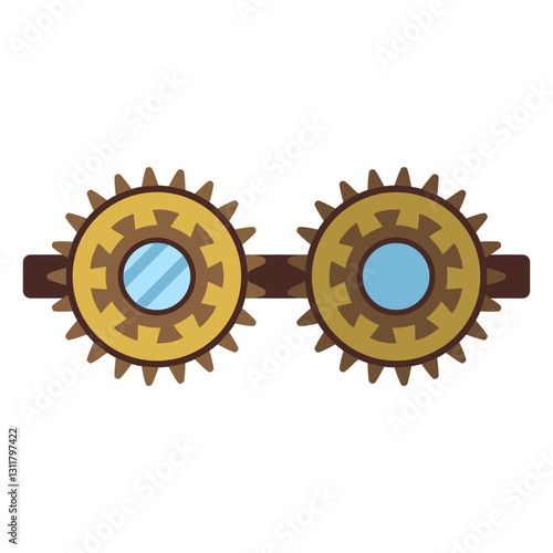 cogwheel hole gear wheel gear two pair pinion flat.eps