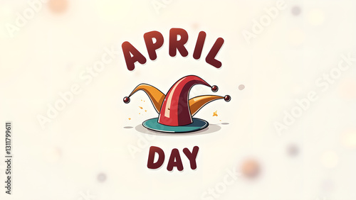 Joyful April Fools' Day Celebration with Jester Hat