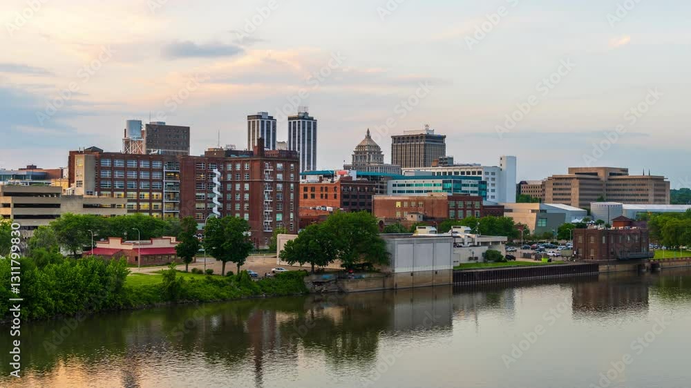 Peoria, Illinois, USA Downtown City Skyline Peoria, Illinois, USA Downtown City Skyline