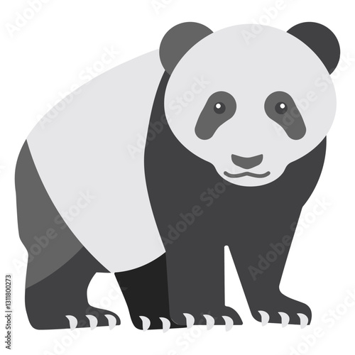panda spot fat muzzle flat.eps