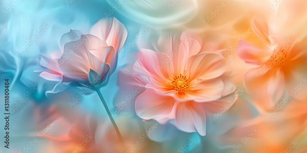 Colorful spring flowers in the sunlight. Beautiful nature background for cosmetics, spa, perfume, beauty salon, florist shop, invitation, gift card. Colorful spring flowers in the sunlight. Beautiful nature background for cosmetics, spa, perfume, beauty salon, florist shop, invitation, gift card.