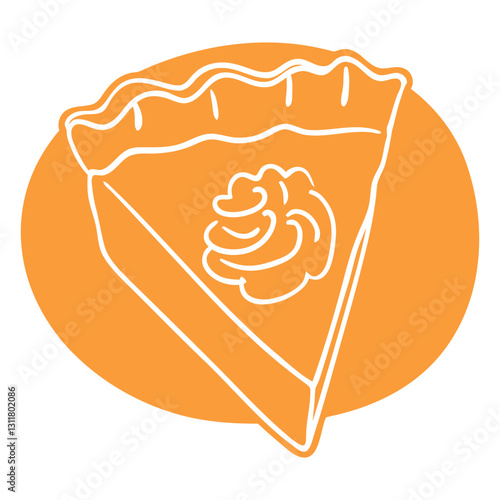 thanksgiving pumpkin pie cut out 