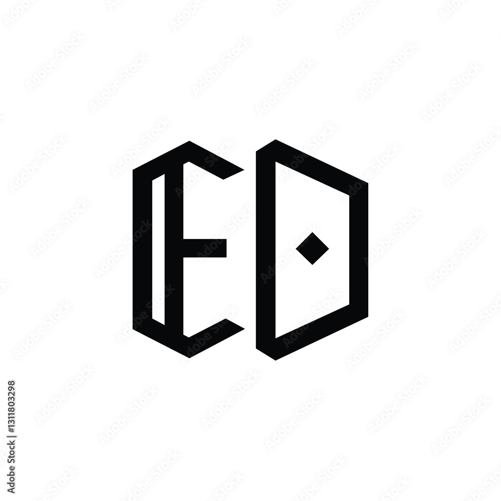 ED monogram logo design letter text name symbol monochrome logotype alphabet character simple logo ED monogram logo design letter text name symbol monochrome logotype alphabet character simple logo