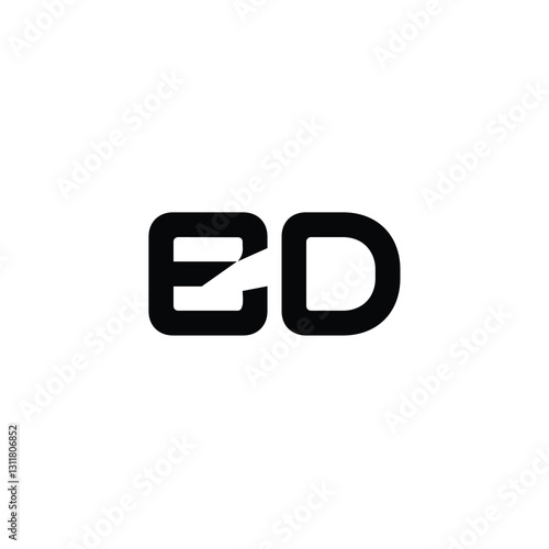 ED monogram logo design letter text name symbol monochrome logotype alphabet character simple logo Free Download ED monogram logo design letter text name symbol monochrome logotype alphabet character simple logo - GFXLoad