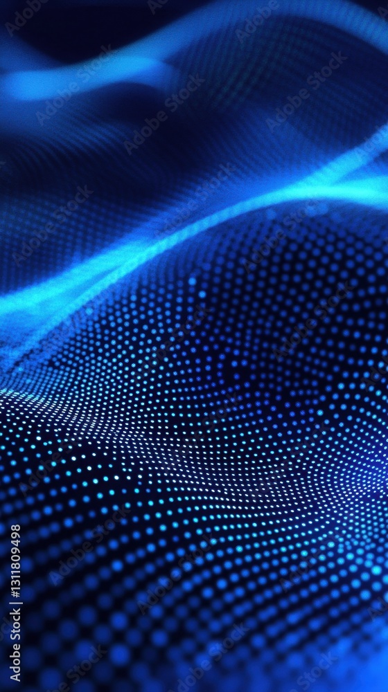 Dynamic blue digital background with pixelated dots enhances modern technology and presentation concepts for digital design projects Dynamic blue digital background with pixelated dots enhances modern technology and presentation concepts for digital design projects