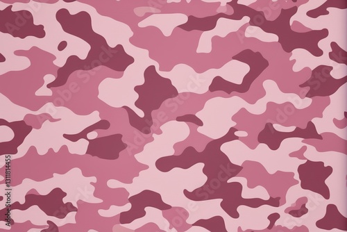 camouflage pattern in pink and brown colors