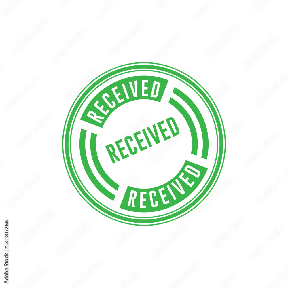 Received Stamp Graphic design vector element templates simple and modern Received Stamp Graphic design vector element templates simple and modern