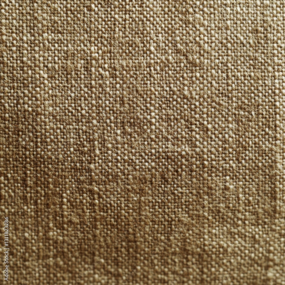 Textured brown fabric weave close-up with natural fiber detailing Textured brown fabric weave close-up with natural fiber detailing