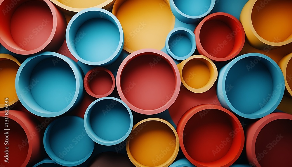 Colorful overlapping circles background. Colorful overlapping circles background.