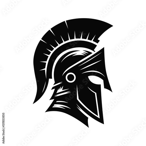Spartan head side turn logo