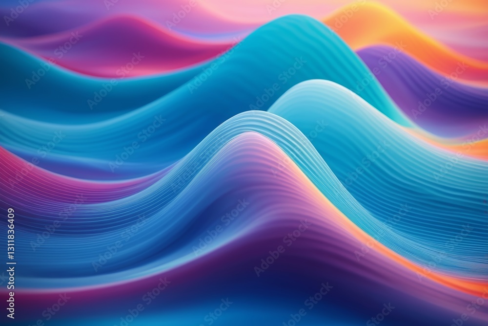 a close up of a colorful wave pattern with a blurry background a close up of a colorful wave pattern with a blurry background
