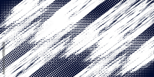 Dots halftone white & blue gradient color pattern grunge texture background. Dots pop art comic sport style vector illustration. vector illustrator