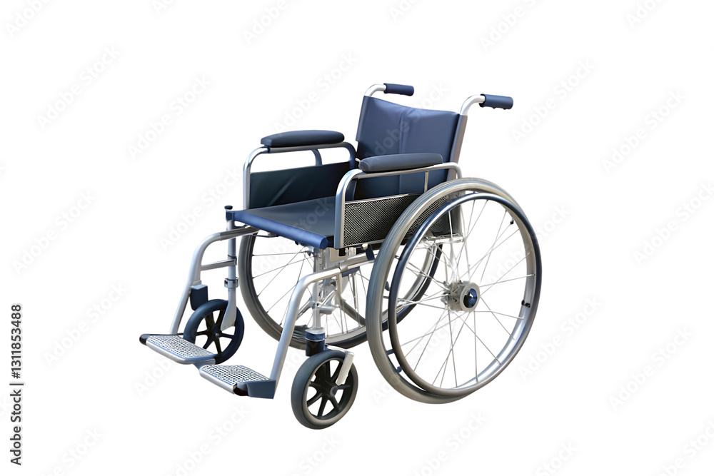 Fototapeta premium wheelchair isolated on white background