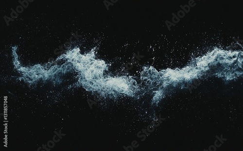 Wallpaper Mural A background of curved dark transparent glass is shown in a 3D rendered image Torontodigital.ca