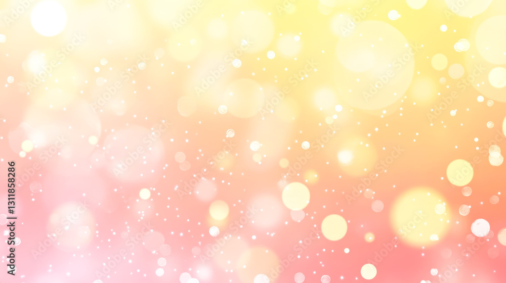 Soft bokeh background with warm yellow and pink gradient Soft bokeh background with warm yellow and pink gradient