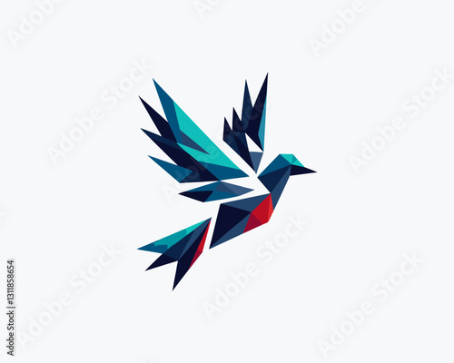 Free Download Abstract flying bird logo - GFXLoad