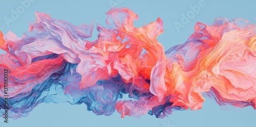 Neon Dreamscape is a vibrant and abstract landscape that features flowing neon waves in a wide range of colors