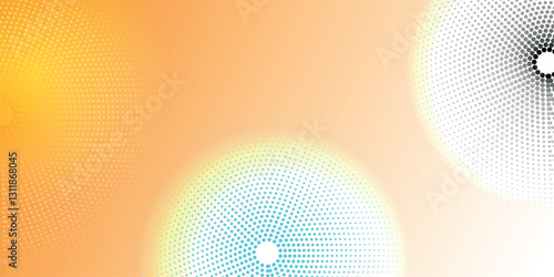 abstract halftone white background set in three colors. eps 10