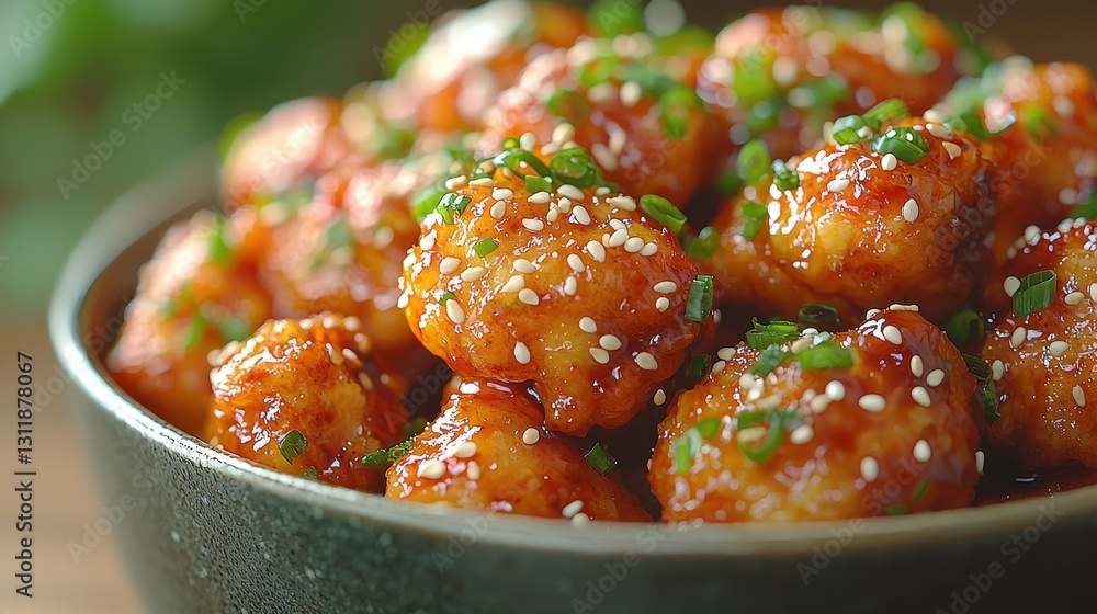 Spicy Cauliflower Bites in Bowl Spicy Cauliflower Bites in Bowl