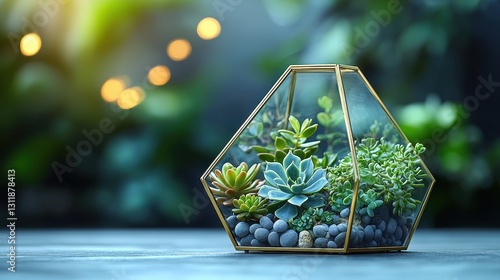 Succulent Terrarium Display (3) photo