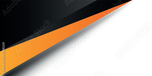stylish geometric wide banner design. Vector illustrator