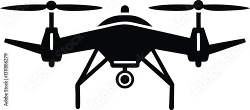 Wallpaper Mural Drone Silhouette Vector Design, Drone Icon Vector Torontodigital.ca