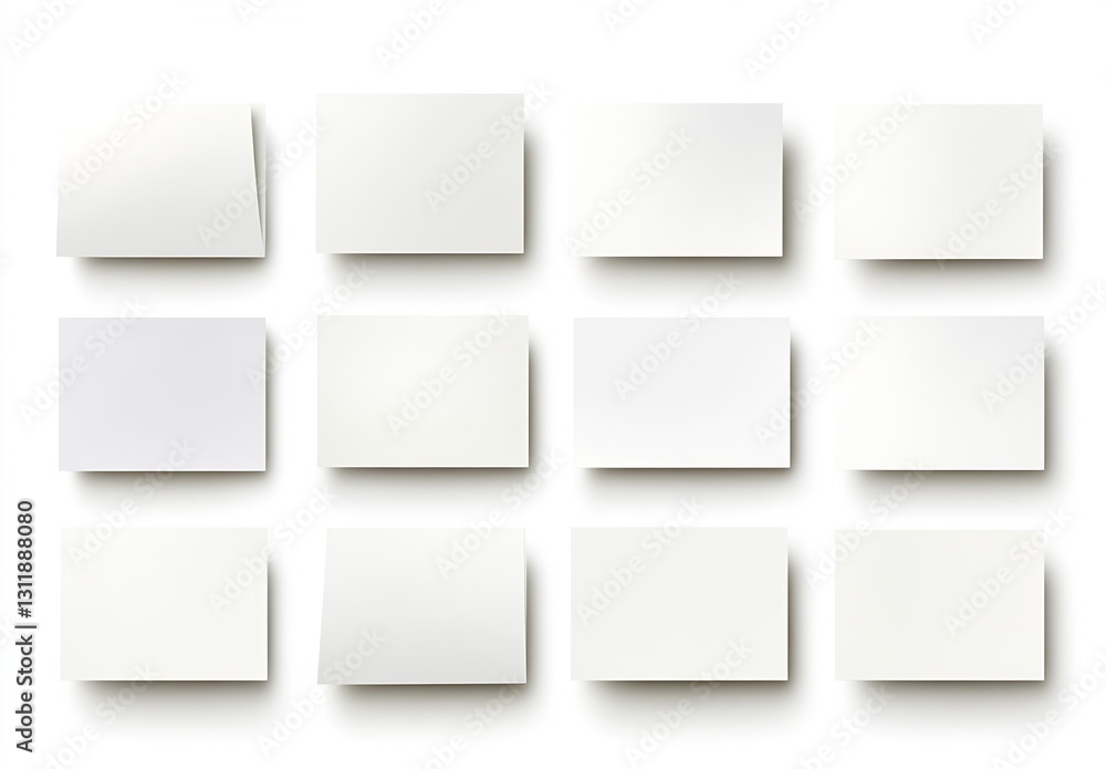 Empty Blank Cards for Custom Designs and Creative Projects in Various Sizes : Generative AI Empty Blank Cards for Custom Designs and Creative Projects in Various Sizes : Generative AI