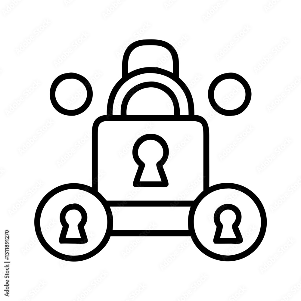 lock secure meeting icon, lock secure meeting line art - simple line art of lock secure meeting, perfect for lock secure meeting logos and icons lock secure meeting icon, lock secure meeting line art - simple line art of lock secure meeting, perfect for lock secure meeting logos and icons
