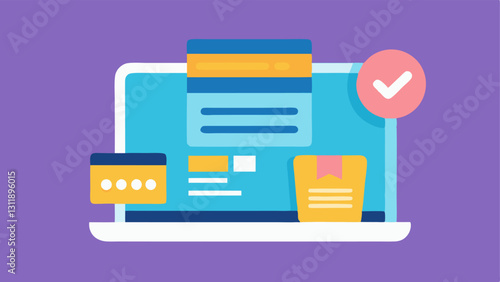 These descriptions encapsulate various aspects of the online checkout process emphasizing a seamless experience with a focus on the glowing button as a key interactive element.