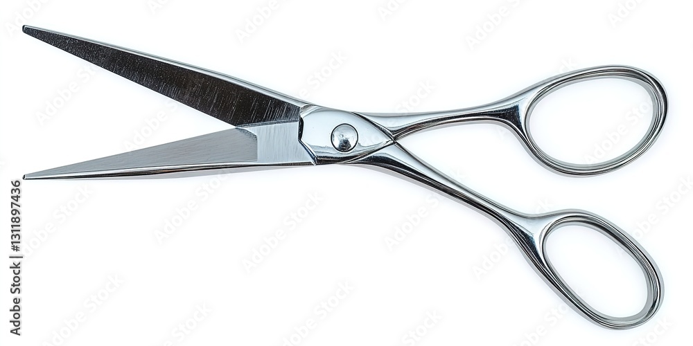 Fototapeta premium Paper scissors , isolated on white background