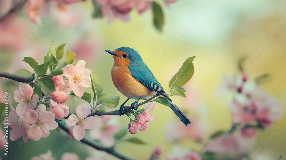 A beautiful sparrow sitting on a branch of a tree in a special beautiful location. A beautiful sparrow sitting on a branch of a tree in a special beautiful location.