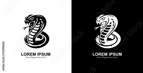angry cobra logo design