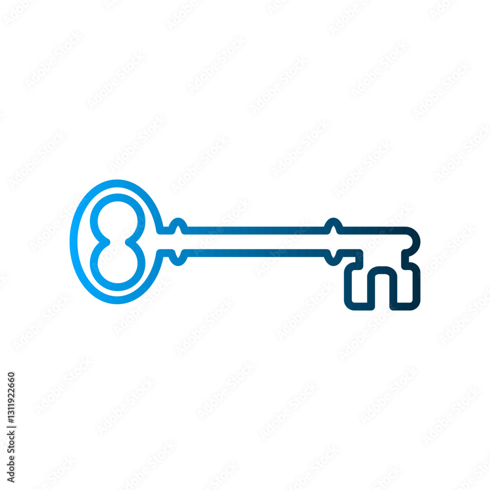 Key icon design template Key icon design template