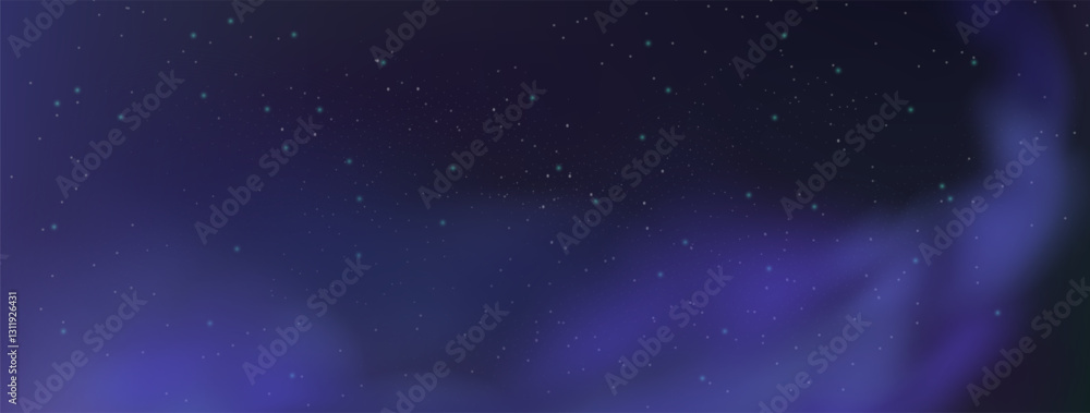 Obraz premium Starry night sky with astrological constellations. Space stars background.Space nebula and glittering stardust.