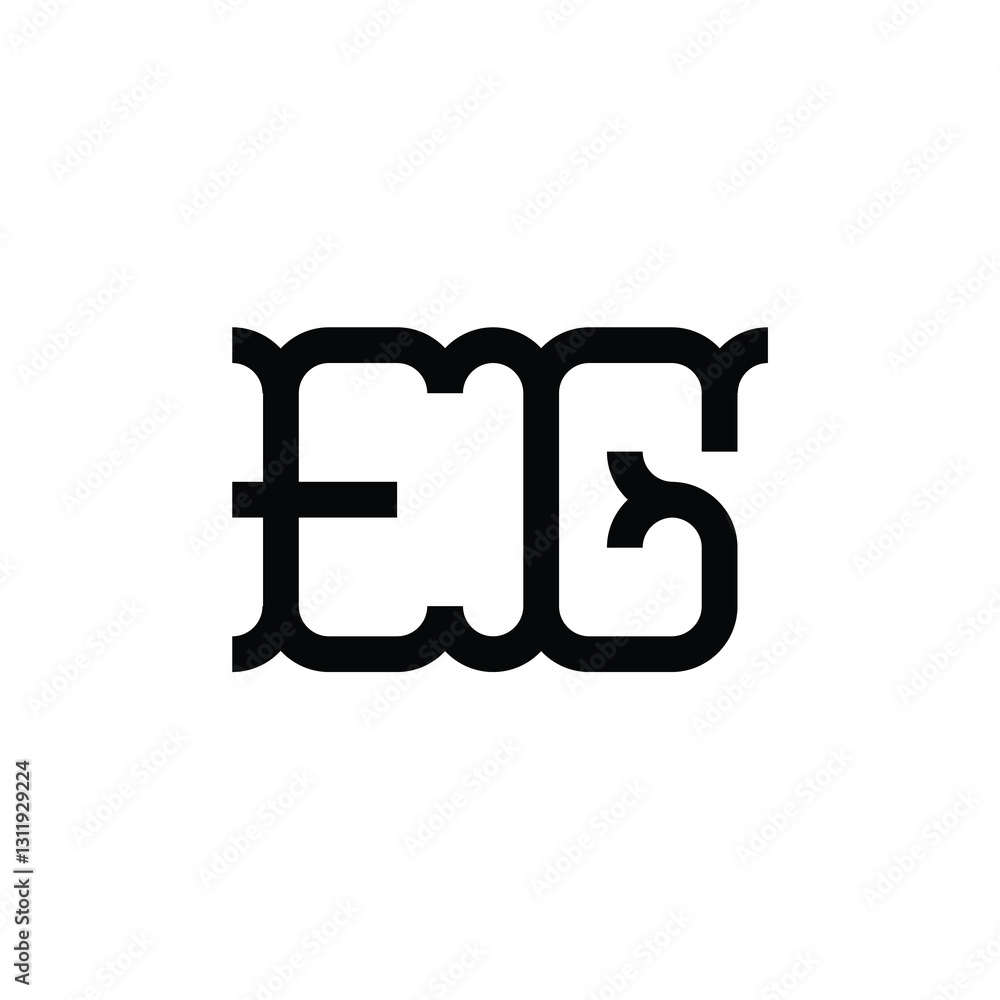 EG monogram logo design letter text name symbol monochrome logotype alphabet character simple logo EG monogram logo design letter text name symbol monochrome logotype alphabet character simple logo