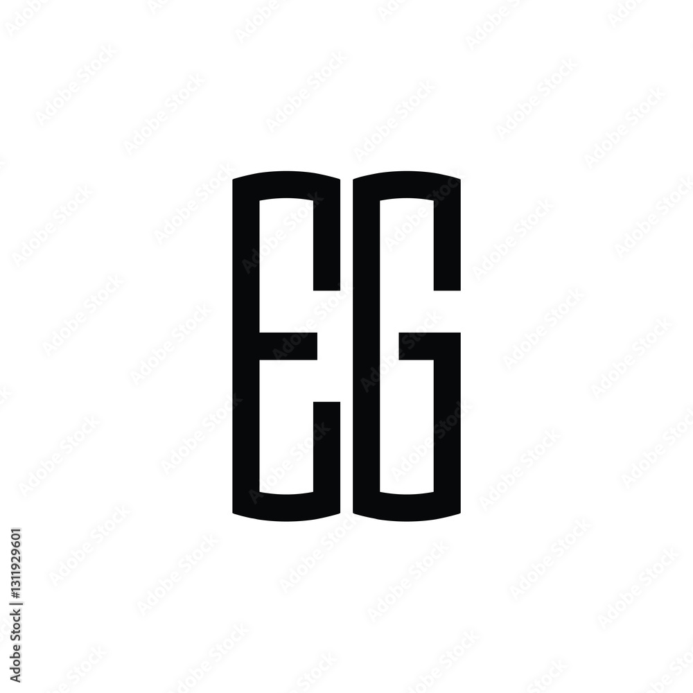 EG monogram logo design letter text name symbol monochrome logotype alphabet character simple logo EG monogram logo design letter text name symbol monochrome logotype alphabet character simple logo