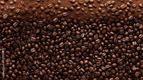 Captivating coffee bean background bdcc blurred image coffee shop close-up artistic concept